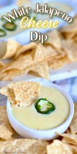 White Jalapeño Cheese Dip - Creative Mom E