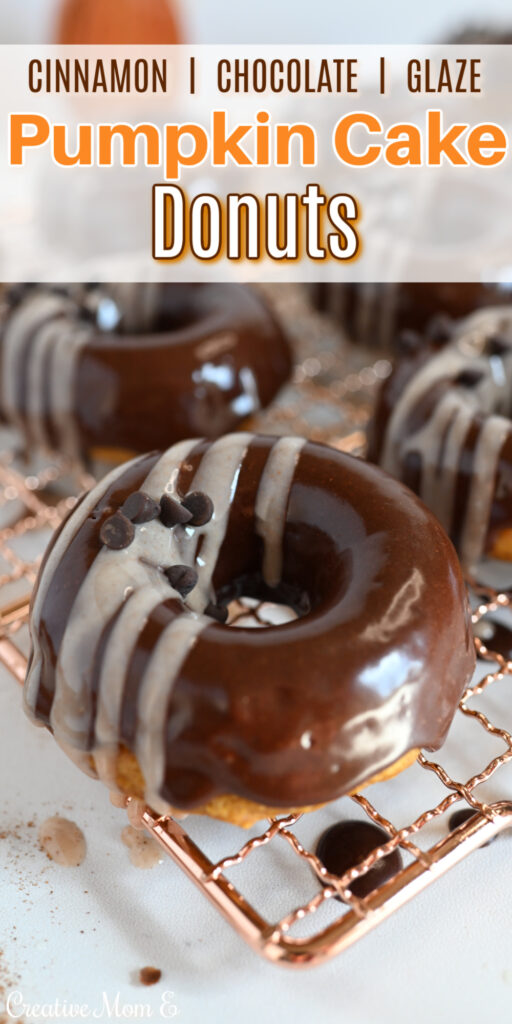 Pumpkin Cake Donuts Pin